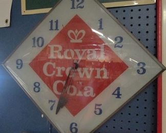 Vintage Royal Crown Cola clock