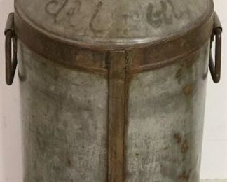 Metal milk can