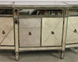 Butler mirrored console