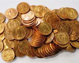 brittish pennies