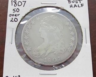 1807 Bust Half 