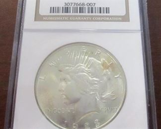1923 $1 silver dollar
