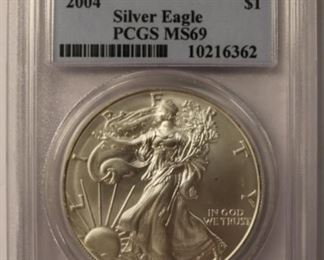 graded silver dollar