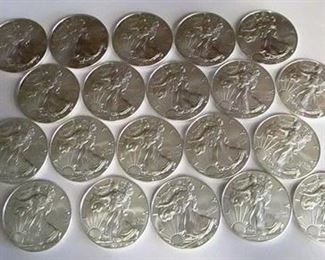 American silver eagles