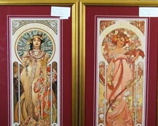Dry Imperial / Champagne white star Giclee by Alphonso Mucha