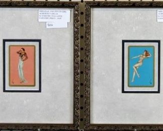 1941 Esquire Girls Pin up cards by Vargas