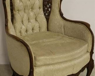 Fancy carved parlor chair