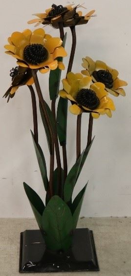 Sunflower metal art