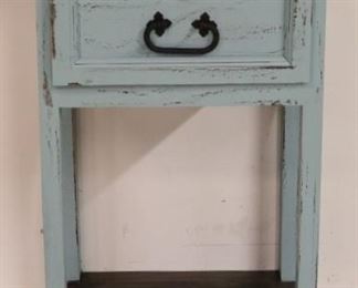 Painted 1 drawer stand