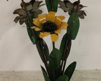 Metal sunflower