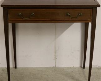 Vintage tapered leg 1 drawer stand