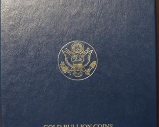 Gold bullion coins proof set