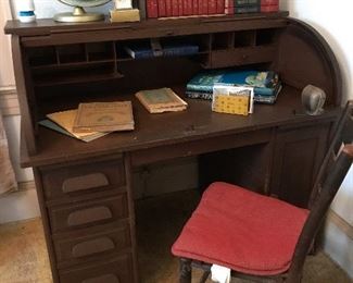 Early 1900's roll top desk