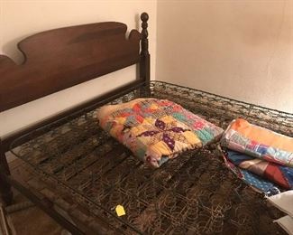 Metal box spring sold separately