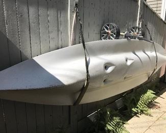 Cobra Navigator Kayak with wheels, and paddle