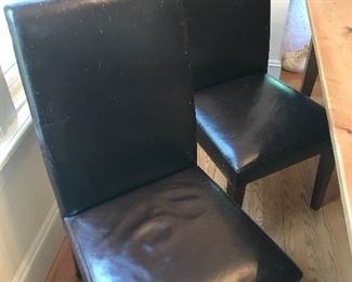 Leather Dining Room Chairs