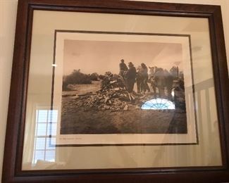 An Edward S. Curtis Photogravure from THE NORTH AMERICAN INDIAN. 1906-1926