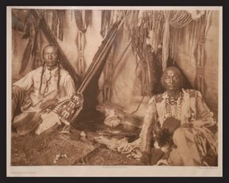 An Edward S. Curtis Photogravure from THE NORTH AMERICAN INDIAN. 1906-1926