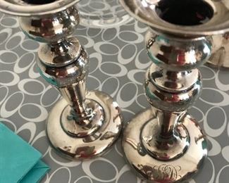 Sterling Candlestick holders