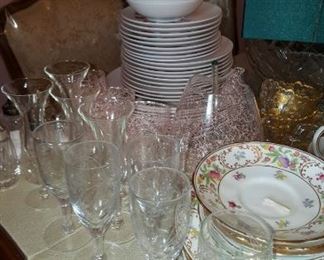 Assortment Of China & Crystal