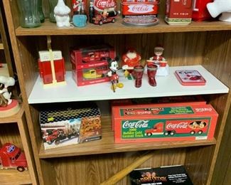 more Coca Cola collectibles, 3 Stooges Animated characters in the box