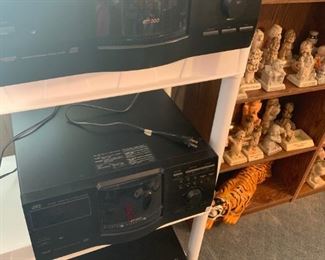 CD players with storage for 200 and 3oo CD's