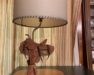 saddle lamp