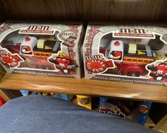 M & M fire truck