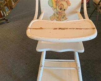 vintage high chair