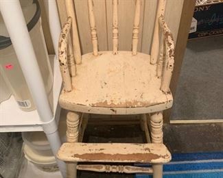 vintage high chair