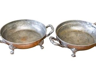 14. Pair of Silver Plate Serving Dishes