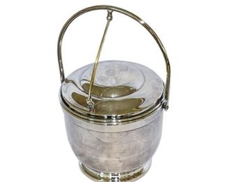 29. Ice Bucket in Silver Plate