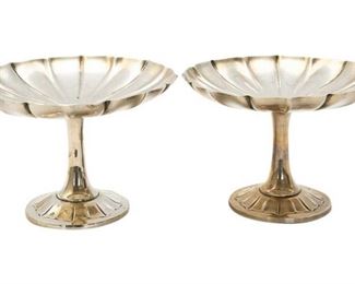 30. Pair WALLACE Sterling Silver Compotes