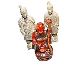 80. Pair of Chinese Tomb Figures