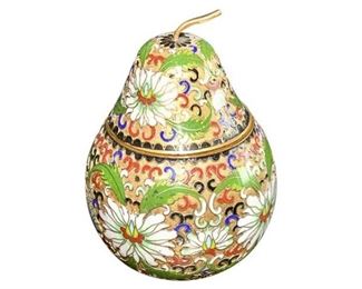 87. Chinese Cloisonne Pear