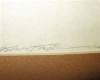 Gwen Frostic signed print, Michigan artist