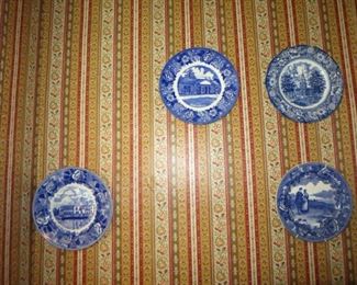 Blue & White collectible plates