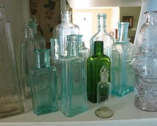 Antique bottles w/ advertising