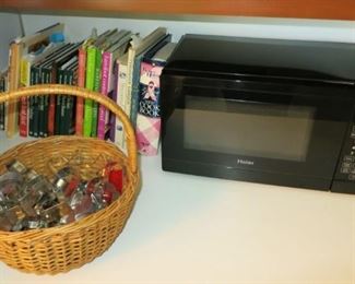 Cookie cutters, cookbooks, microwave