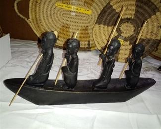 African hand carved Natives