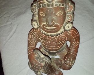Large pottery figure