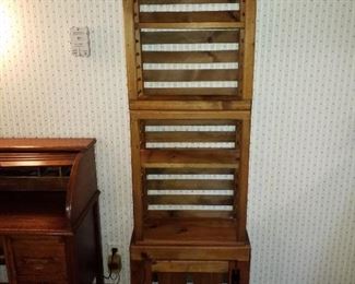 Antique bakers rack