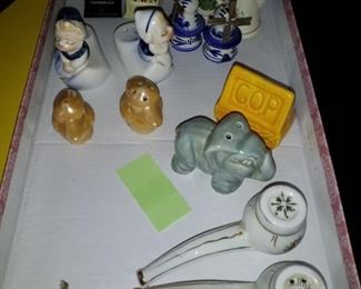 Salt and peppers, so many more not pictured