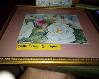 Yvette Coley. Signed