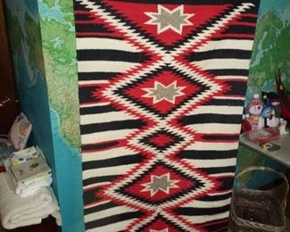 Hand woven rug, Africa