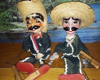 Very old Mexican puppets
