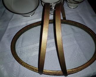 Antique glass server