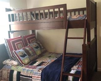 Twin size bunk beds(mattress not included).