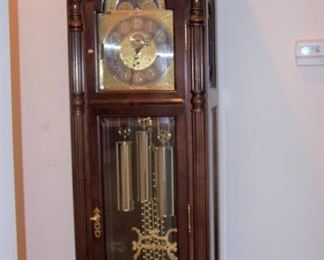 Grandfather clock by Bulova