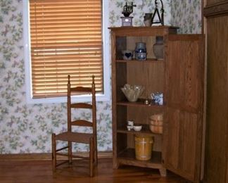 Cupboard and country chair
